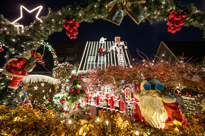 Turn on the bright lights: Christmas houses shine throughout Germany