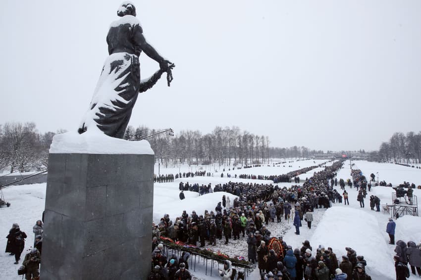 Putin praises 'unbroken' Leningrad on anniversary of German wartime siege
