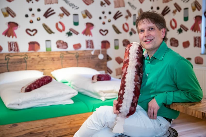 World's Wurst hotel? Sausages and 'tasteful' decor on the menu at Bavarian hideaway