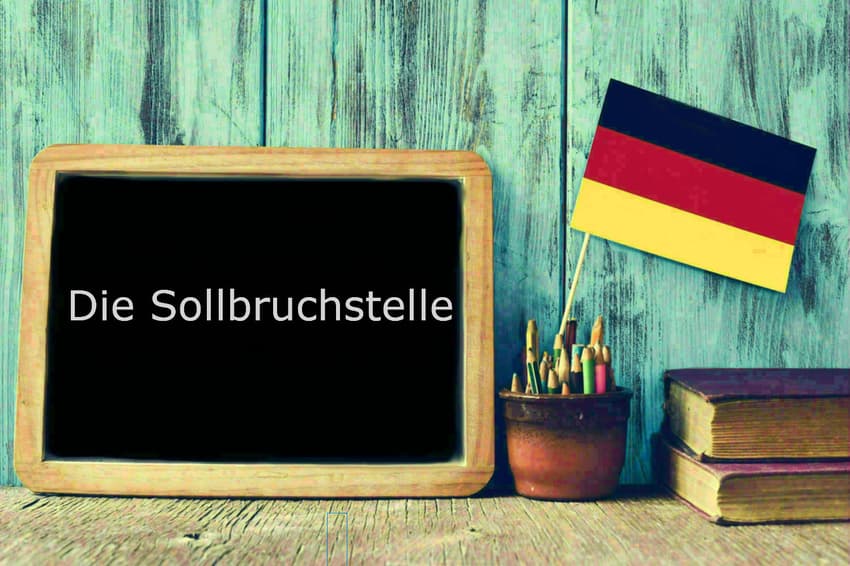 German word of the day: Die Sollbruchstelle