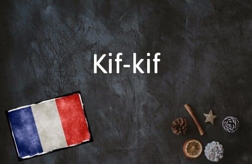 French Expression of the Day: Kif-kif
