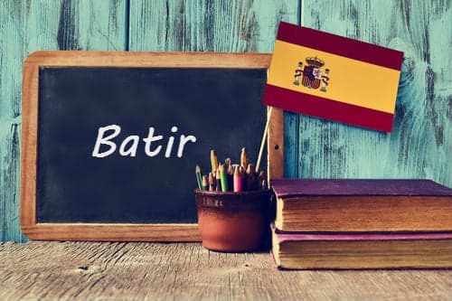 Spanish Word of the Day: 'Batir'