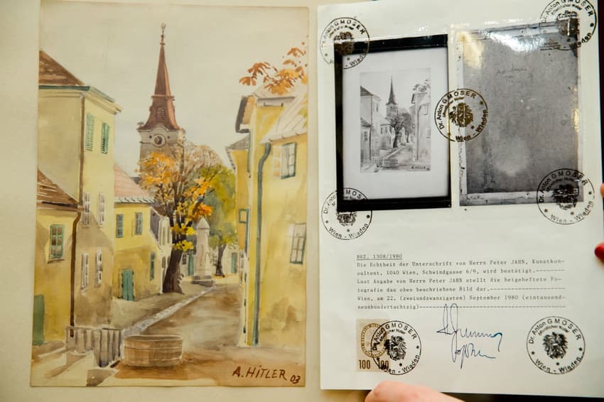 Hitler paintings and sketches to be auctioned in Bavaria
