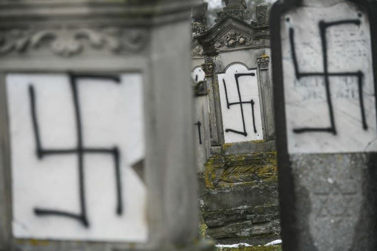Anti-Semitism in France: 80 graves vandalised at Jewish cemetery