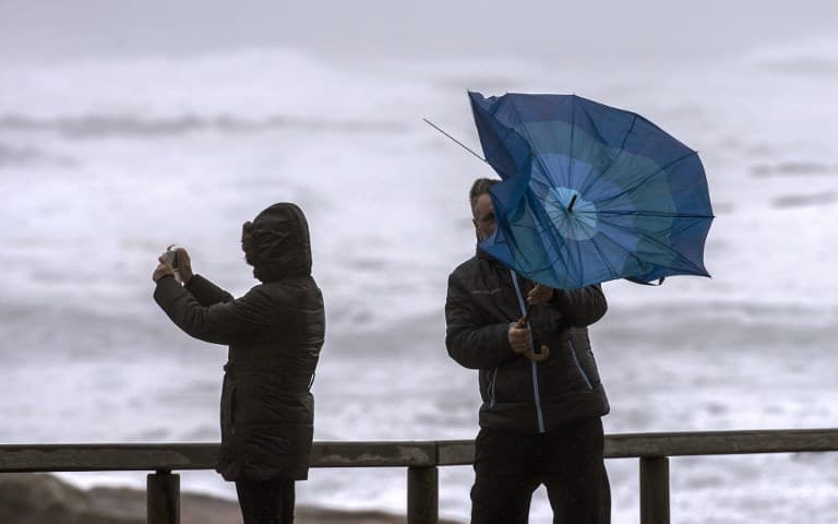 Storm 'Helena' sweeps across Spain bringing high winds, storms and flooding