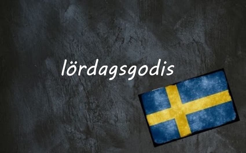 Swedish word of the day: lördagsgodis