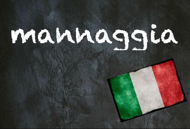 Italian word of the day: 'Mannaggia'