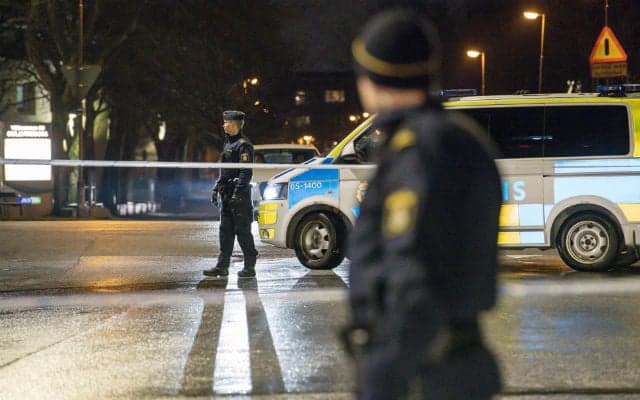 Three men held for Malmö cycle shooting