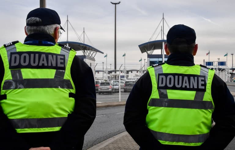 Traffic jams hit Channel ports as French customs officials strike over Brexit