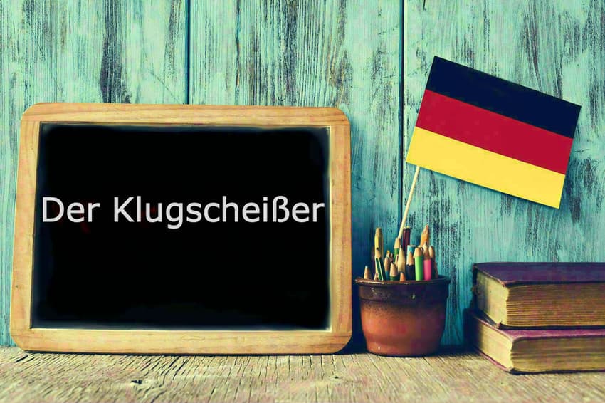 German word of the day: Der Klugscheißer