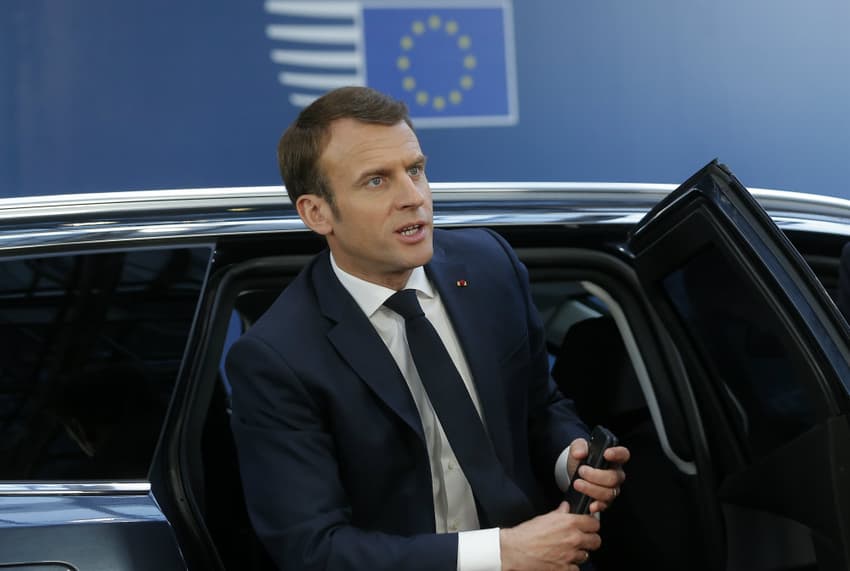 Macron says Isis defeat removes 'significant threat' to France