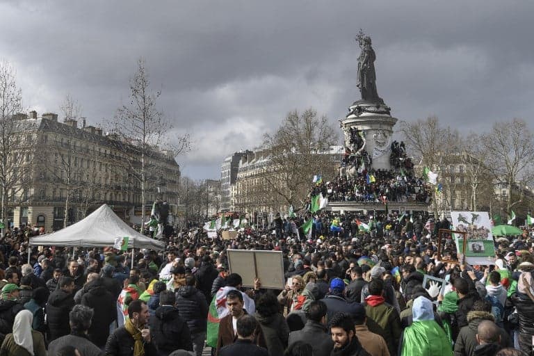 Thousands join Algeria protests in France