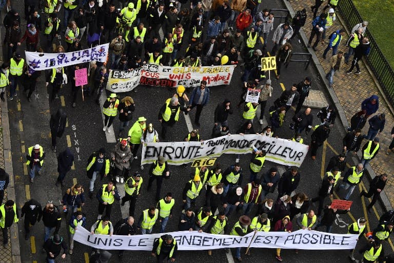 Numbers down for France's 'Yellow vest' protests