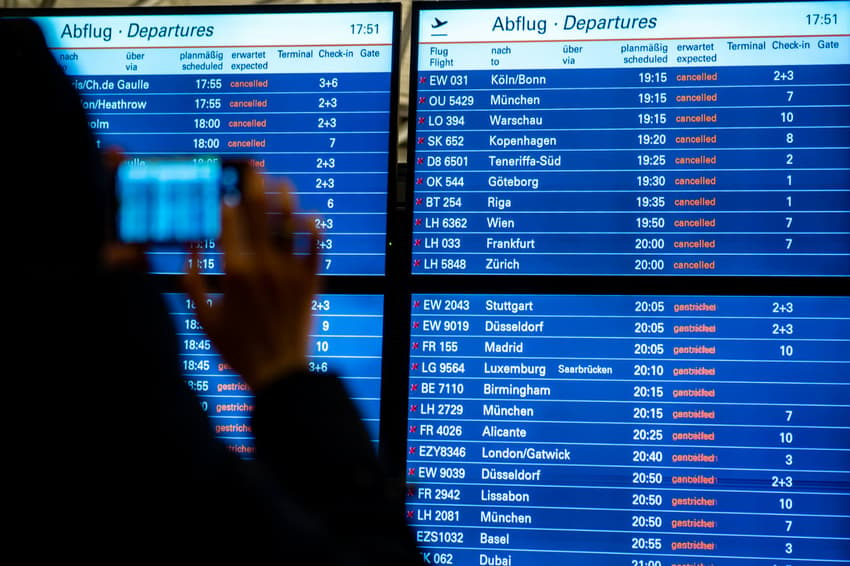 48 flights cancelled as Hamburg Airport employees strike