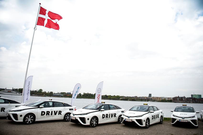 Denmark launches hydrogen-powered taxis in bid to clear emissions