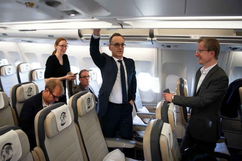 Foreign minister Maas latest German politician hit with plane problems