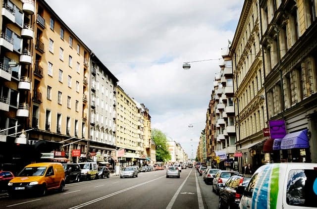 Old diesel cars will soon be banned on this Stockholm street