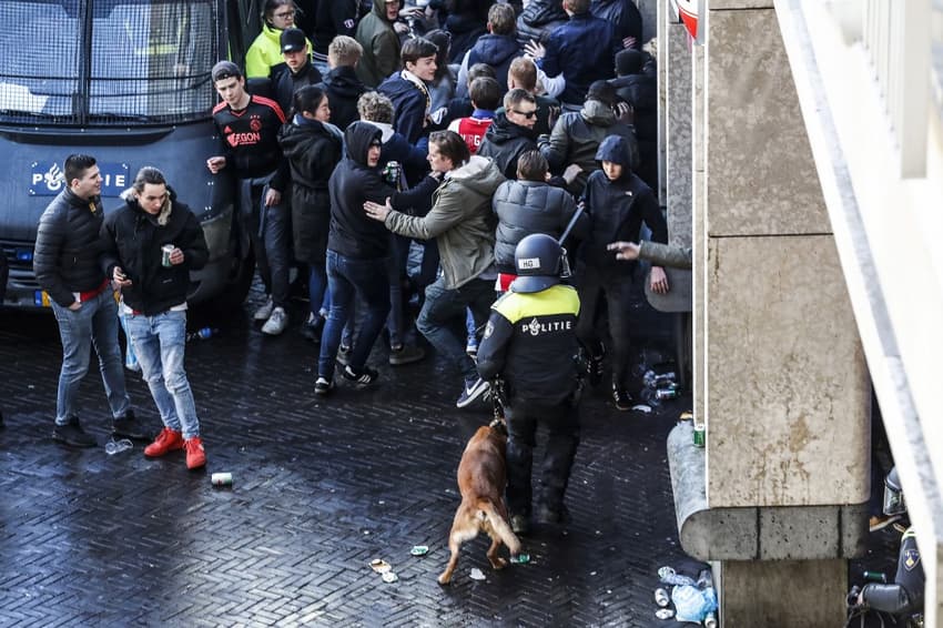Juventus fans arrested for taking dangerous objects to Amsterdam match