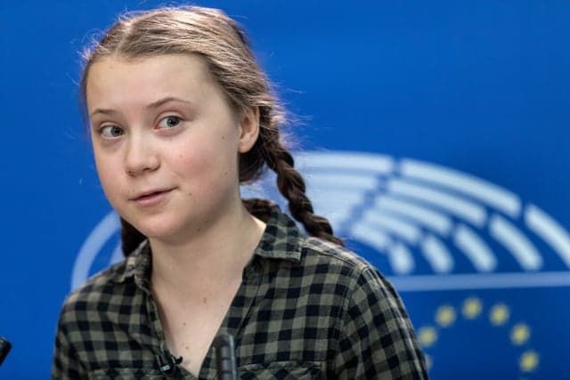 Greta Thunberg urges EU voters to back child climate activists