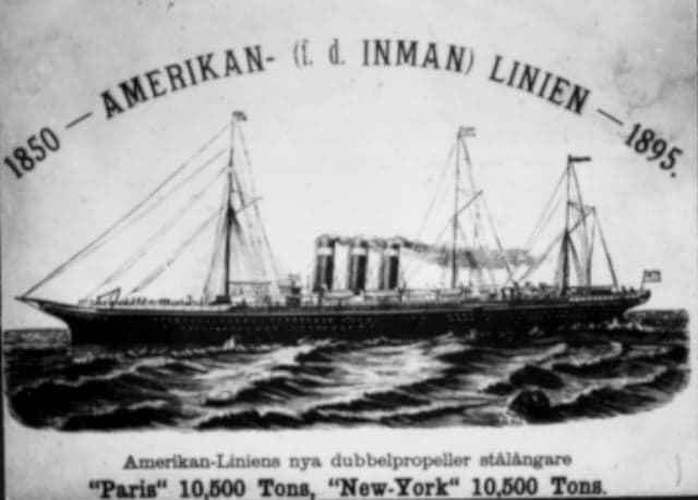 The ships that carried Swedish emigrants to North America
