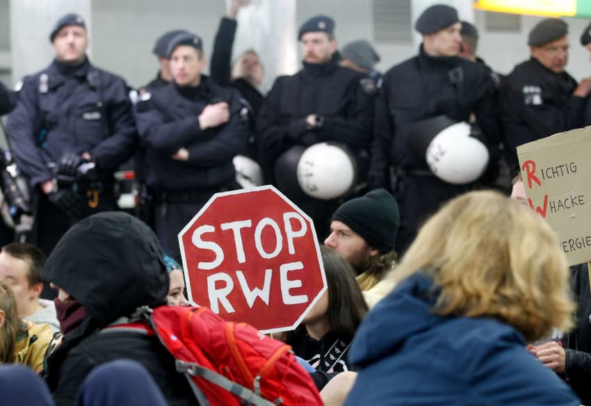 Germany's climate protesting youth take fight to RWE