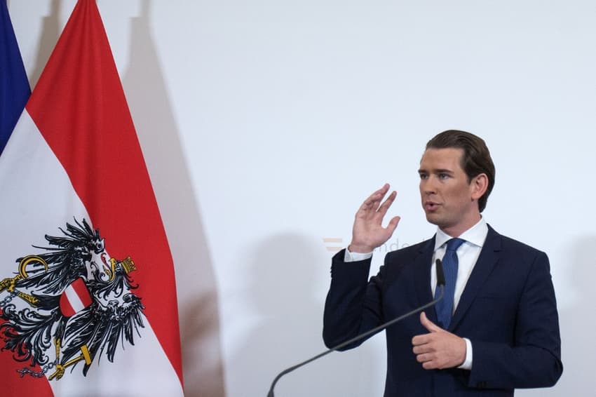 Austria's Kurz announces new elections over corruption scandal