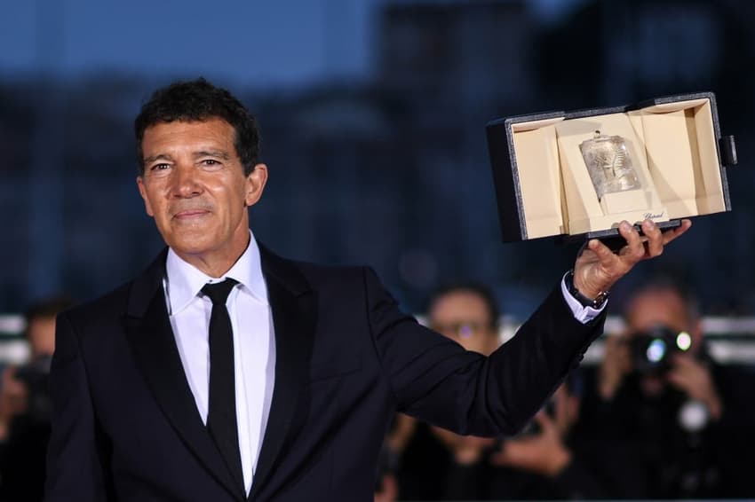Banderas wins Cannes 'best actor' as Almodovar alter ego