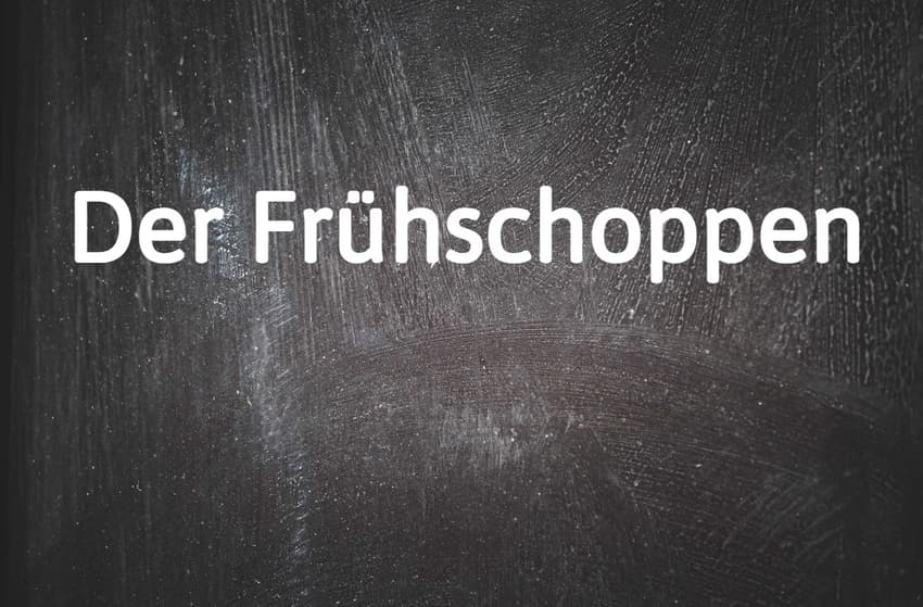 German word of the day: Der Frühschoppen