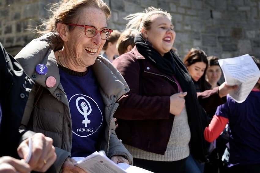 Swiss women to strike for equal pay in historic protest