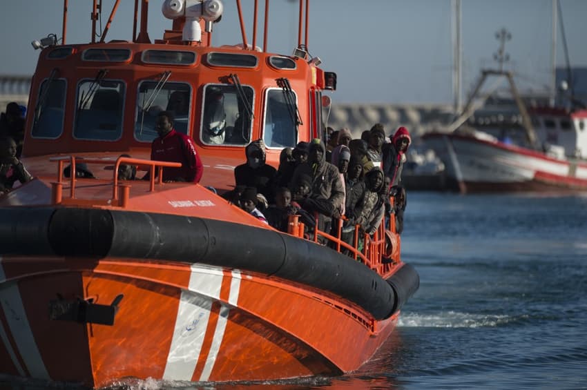 Spanish coastguard reports 20 migrants missing in Mediterranean