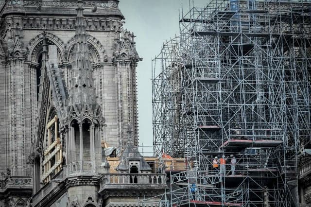 Paris authorities to remove Notre-Dame scaffolding after blaze