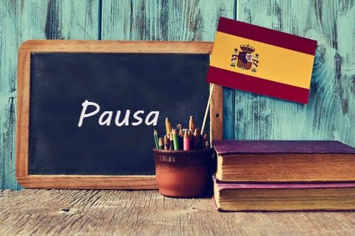 Spanish word of the day: 'Pausa'