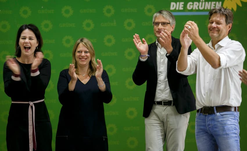 Greens top German poll for first time