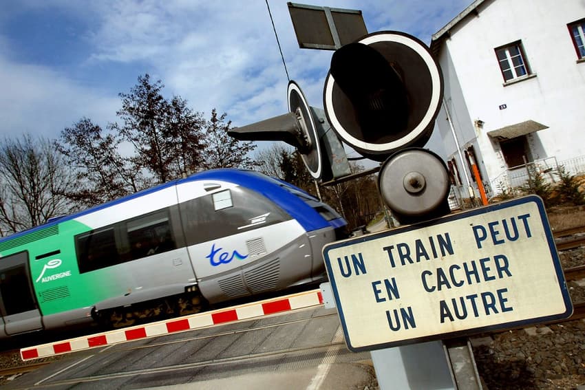 Woman and three children killed as train smashes into car at level crossing in France