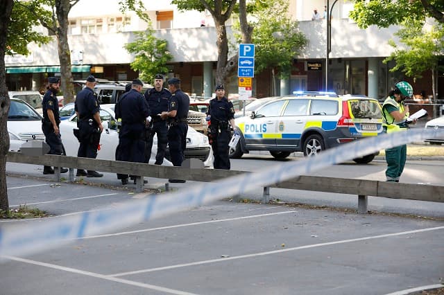 One suspect held after Stockholm shootings leave two dead and others injured
