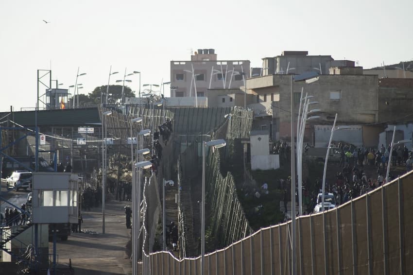 Dozens of migrants force entry into Spain's Melilla enclave
