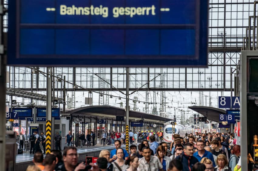 Boy, 8, dies after being pushed in front of train in Frankfurt