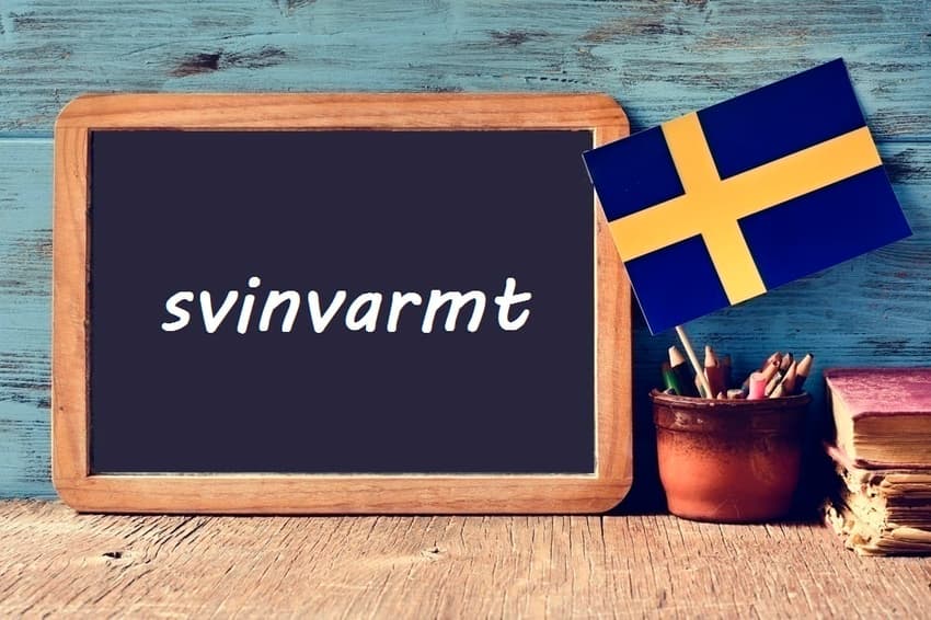 Swedish word of the day: svinvarmt
