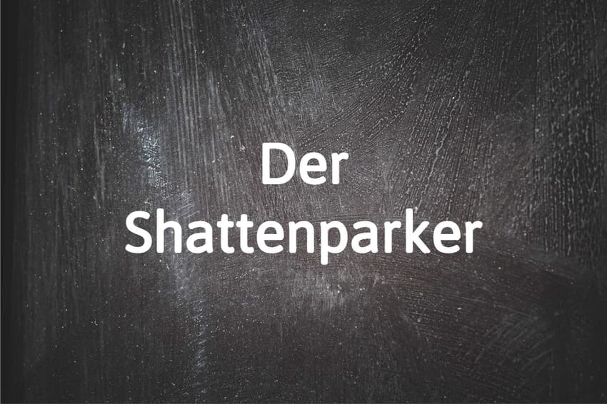 German word of the day: Der Schattenparker