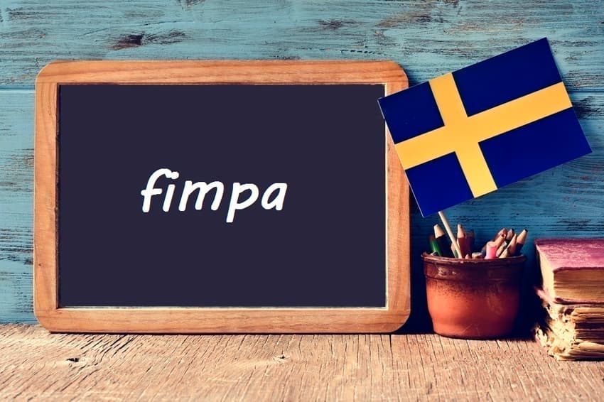 Swedish word of the day: fimpa