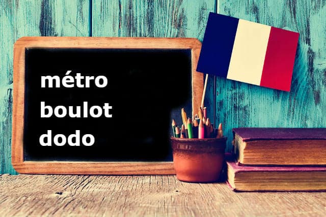 French Expression of the Day: métro, boulot, dodo