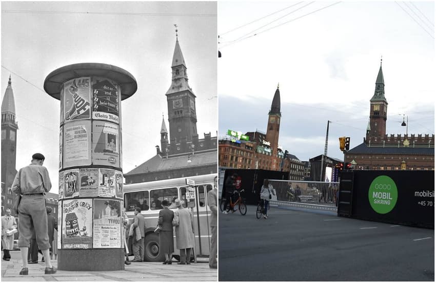 10 photos of Denmark in the 1950s and 1960s – and the same spots today
