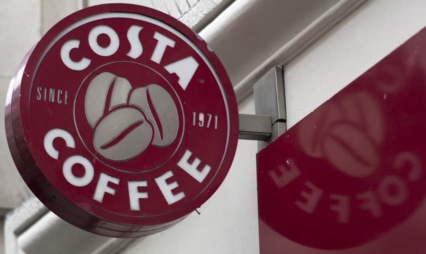 UK's Costa Coffee to launch in Switzerland in 2020