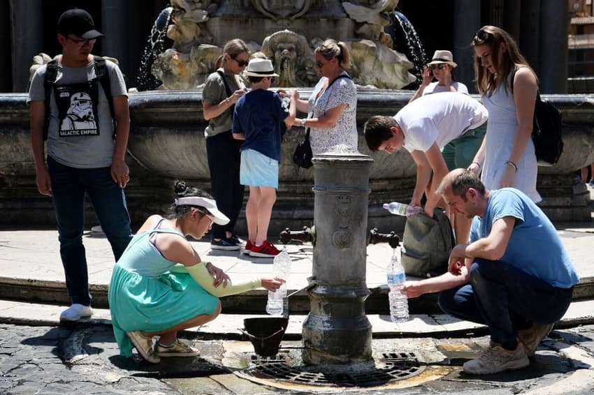 'Four to five light meals a day': Italy's official advice for surviving the heat