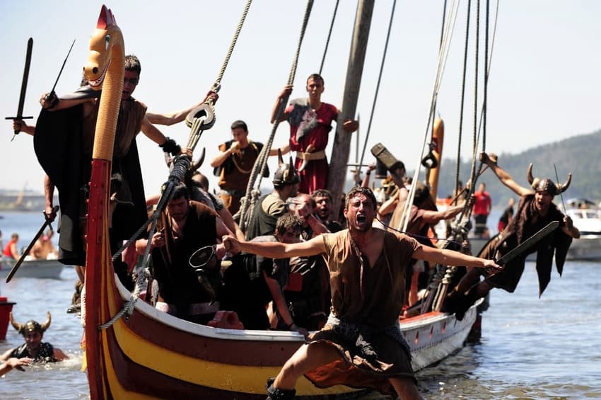 Why a village in northwestern Spain is about to be invaded by bloodthirsty Vikings