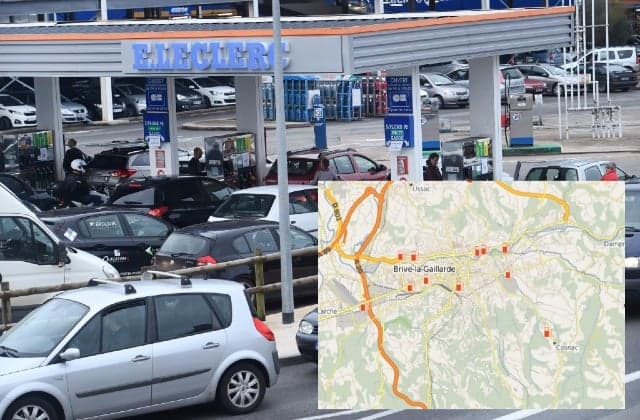 MAP: Where to find the cheapest fuel when you're driving in France
