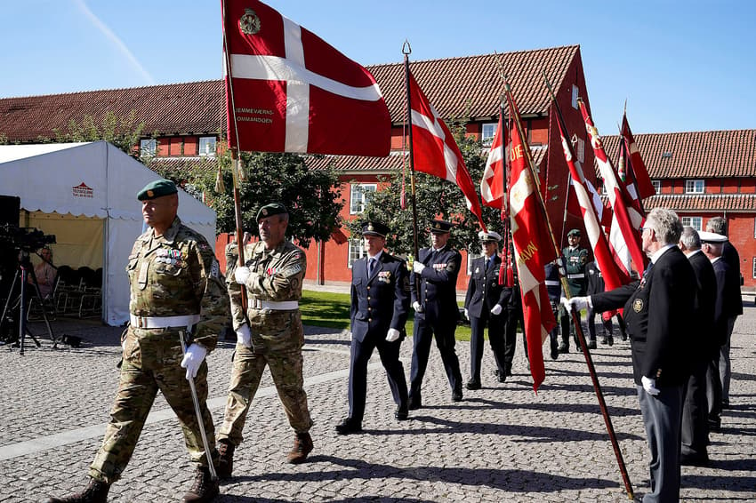 Why are flags flown in Denmark on September 5th?