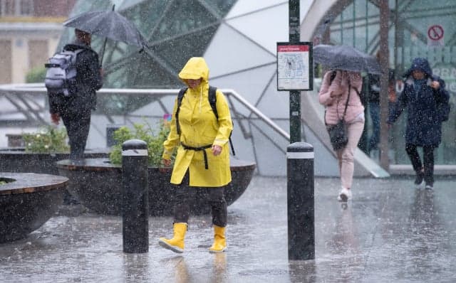 Weather warning as torrential rain batters southern Sweden