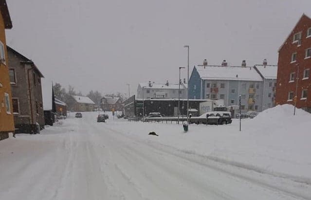 Weather warnings issued for snow in northern Sweden