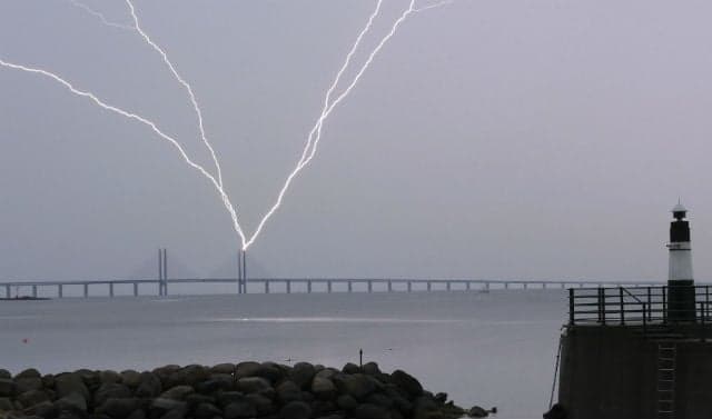 Lightning strikes in Sweden up six-fold over last two years